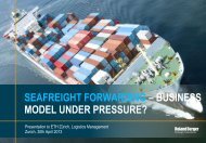 seafreight forwarding â business model under ... - Roland Berger