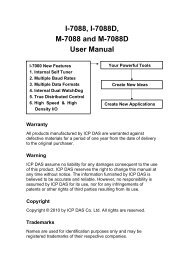 I-7088, I-7088D, M-7088 and M-7088D User Manual - ICP DAS