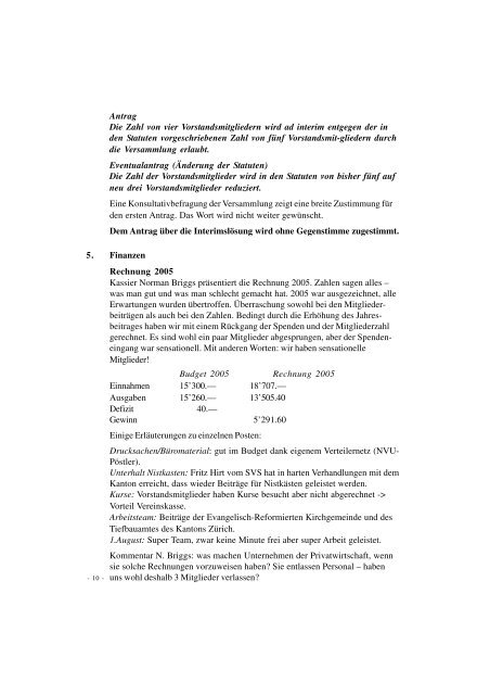 Protokoll der ordentlichen GV 2006 (PDF-Dokument, 88 kb)