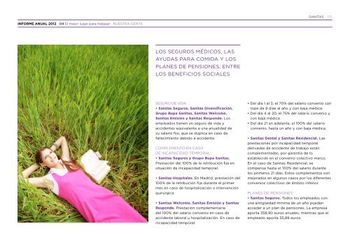 descargar pdf - Informe anual 2012 - Sanitas