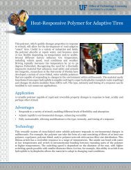 Heat-Responsive Polymer for Adaptive Tires - Office of Research