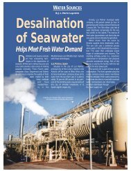 Desalination of Seawater Desalination of Seawater - Water Quality ...