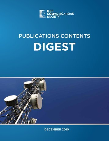 DIGEST - IEEE Communications Society