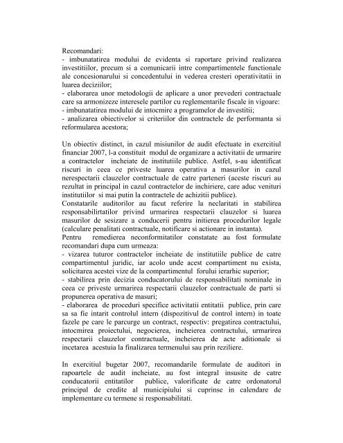 Raportul administratiei locale 2007 - Ploiesti.ro