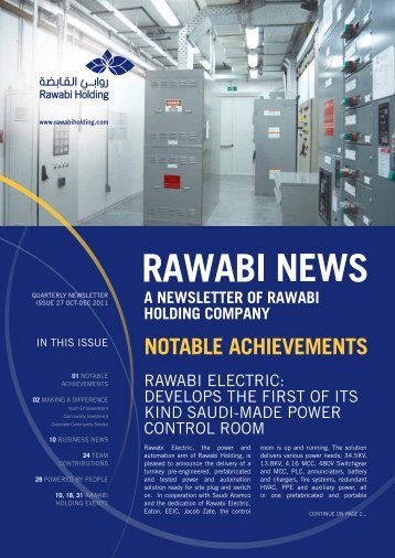 Notable achievemeNts - Rawabi Holding