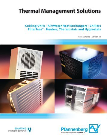 Thermal Management Solutions Cooling Units - Pfannenberg