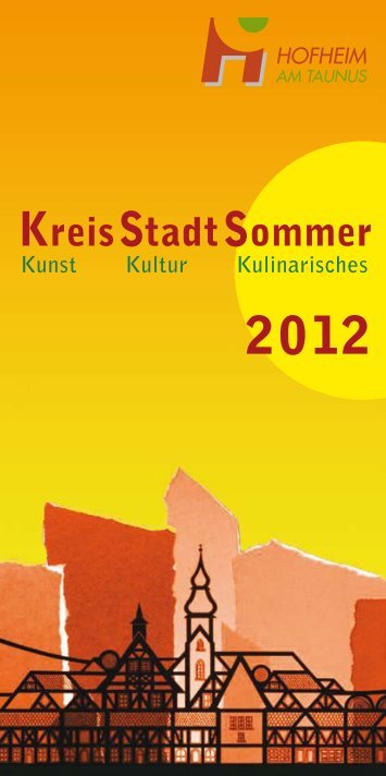 KreisStadtSommer - Stadt Hofheim am Taunus