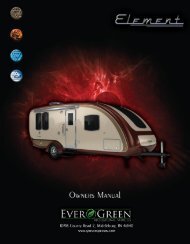 Element Owner's Manual - EverGreen Recreational Vehicles