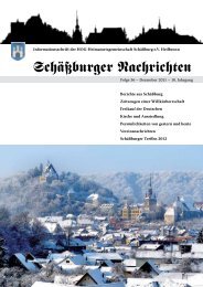Schäßburger Nachrichten SN36 - HOG Schäßburg eV