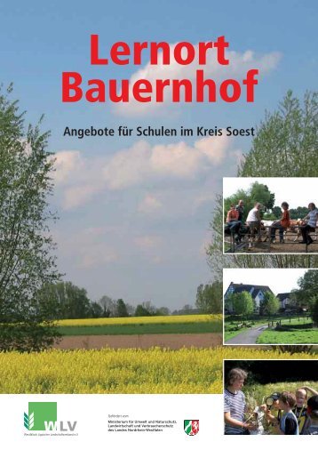 Angebote für Schulen im Kreis Soest - Lernort Bauernhof