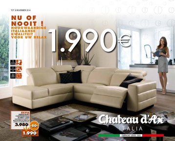 Chateau D'Ax folder 1 t/m 30 november 2014