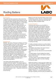 Roofing Battens (pdf) - LABC