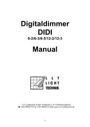 Digitaldimmer DIDI Manual - Albinger Licht+Ton Technik GmbH