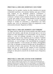 Moniciones y preces Enero a Marzo 2010.pdf - Monasterio de El ...