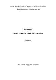 Grundkurs Einführung in die Sprachwissenschaft - Back