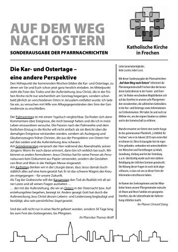 PN-Sonderausgabe Fastenzeit 2011 - Kinderforum Frechen