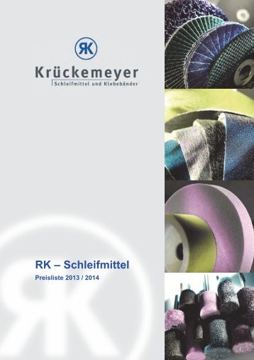 RK-Schleifmittel Preisliste - Reinhard Krückemeyer