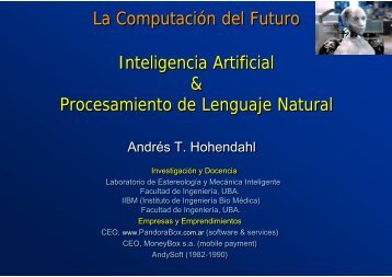 La ComputaciÃ³n del Futuro Inteligencia Artificial & Procesamiento ...