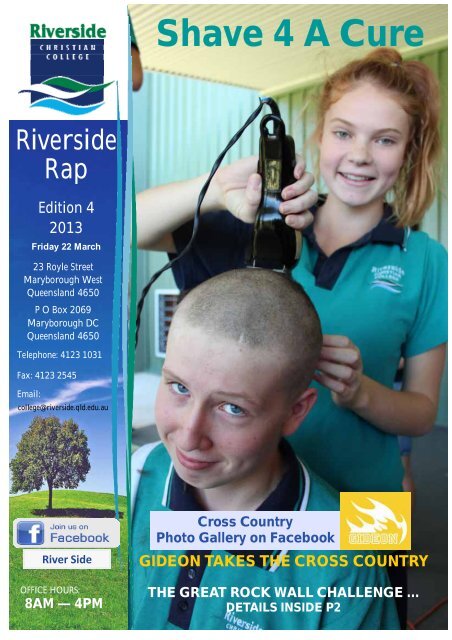 Shave 4 A Cure - Riverside Christian College