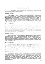 MINUTAS DE PORTARIAS - 01 Novembro - prefeitura municipal de ...