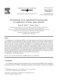 Development of an experimental loop heat pipe for future ... - Inpe