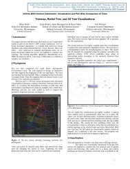 Treemap, Radial Tree, and 3D Tree Visualizations