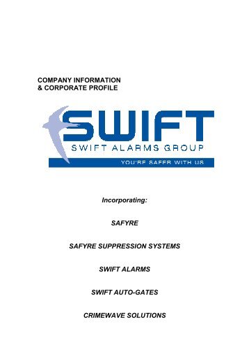 Swift Group Profile - Swift Alarms Group