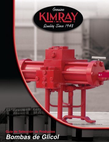 Bombas de Glicol - Home | Kimray Mobile - Kimray, Inc.