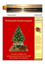 nkurier Nr. 3. Dezember 2008, Weihnachtsausgabe