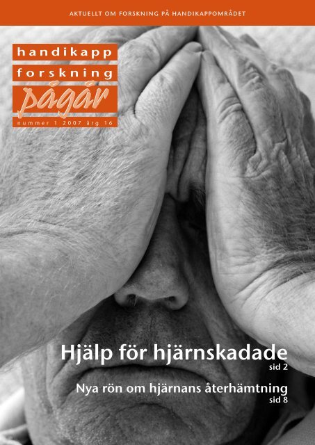 Nummer 1 - Centrum fÃ¶r forskning om funktionshinder - Uppsala ...