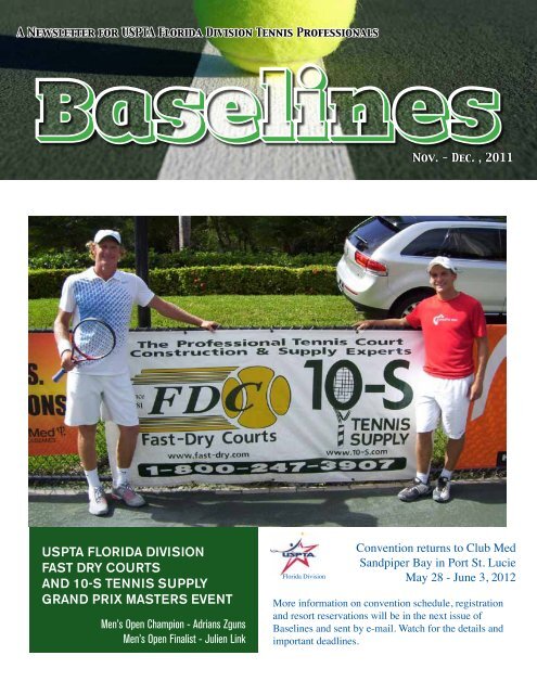 Newsletter - United States Professional Tennis Association