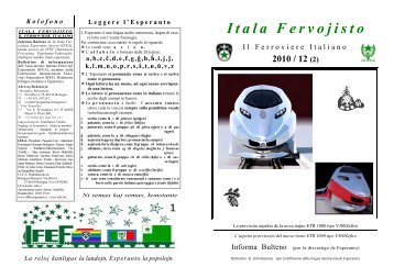 (2) Itala Fervojisto - Federazione Esperantista Italiana