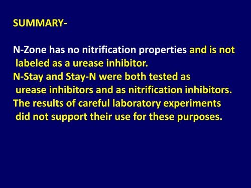 Nitrification and Urease Inhibitors - Indiana CCA Program