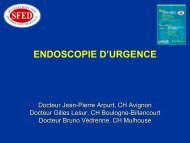 Endoscopie d'urgence - SFED