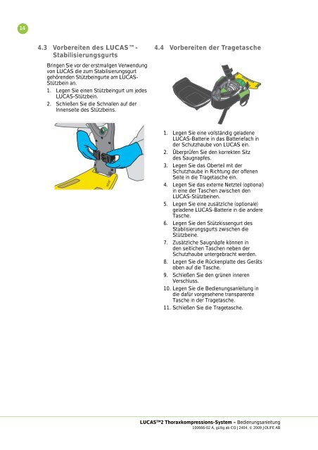 Bedienungsanleitung DE - Lucas CPR