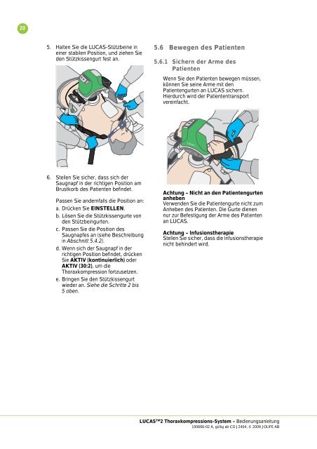 Bedienungsanleitung DE - Lucas CPR