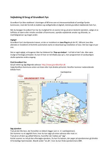 Vejledning til brug af Grundkort Fyn - Nordfyns Kommune