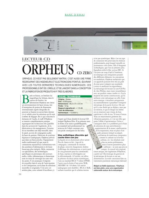 Orpheus Zero - Jason Diffusion