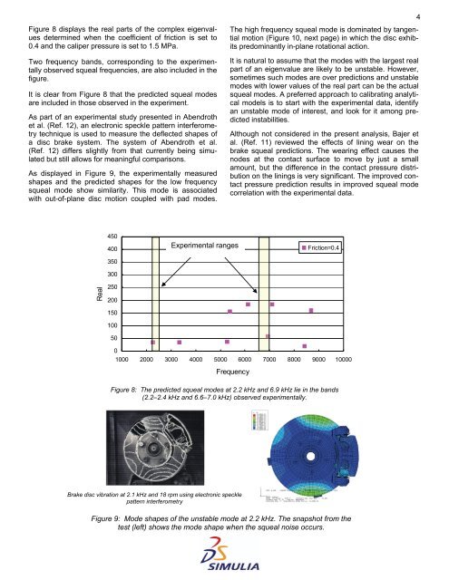 Abaqus Technology Brief Automotive Brake Squeal Analysis Using ...