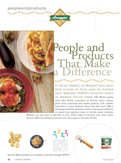 People and Products That Make a Difference - Sysco