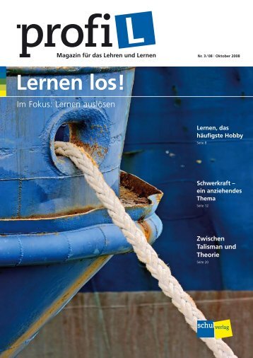 profiL 3/08: Lernen los