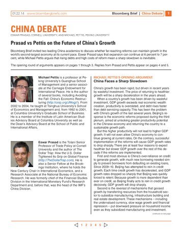 Bloomberg-Brief-China-Debate-PrasadPettis