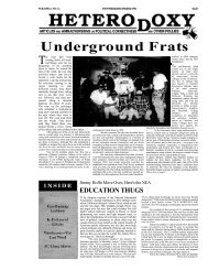 Underground Frats - Discover the Networks