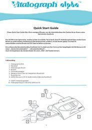 Quick Start Guide Vitalograph ALPHA (PDF 950KB)