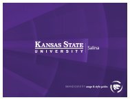 BRAND IDENTITY usage & style guides - Kansas State University ...