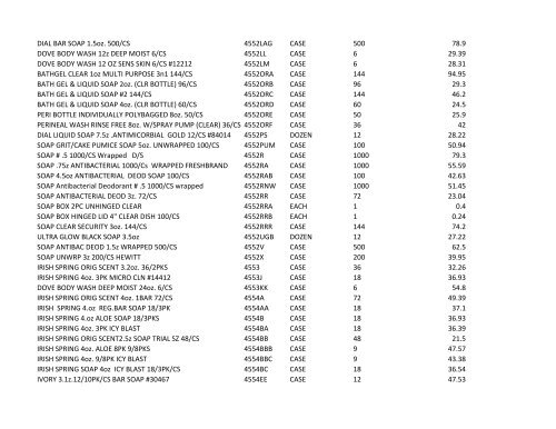 Village Pricing 11-2-2010.xlsx