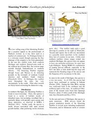 Mourning Warbler - Michigan Breeding Bird Atlas Website