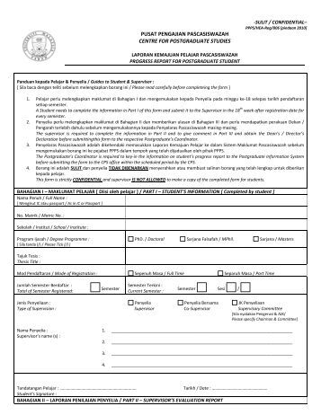Borang Biodata Dan Resume Pelajar - SPMP - PSA