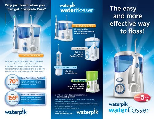 Waterpik Patient Education Brochure