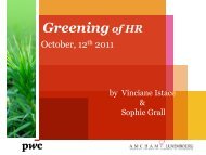 The Greening of HR